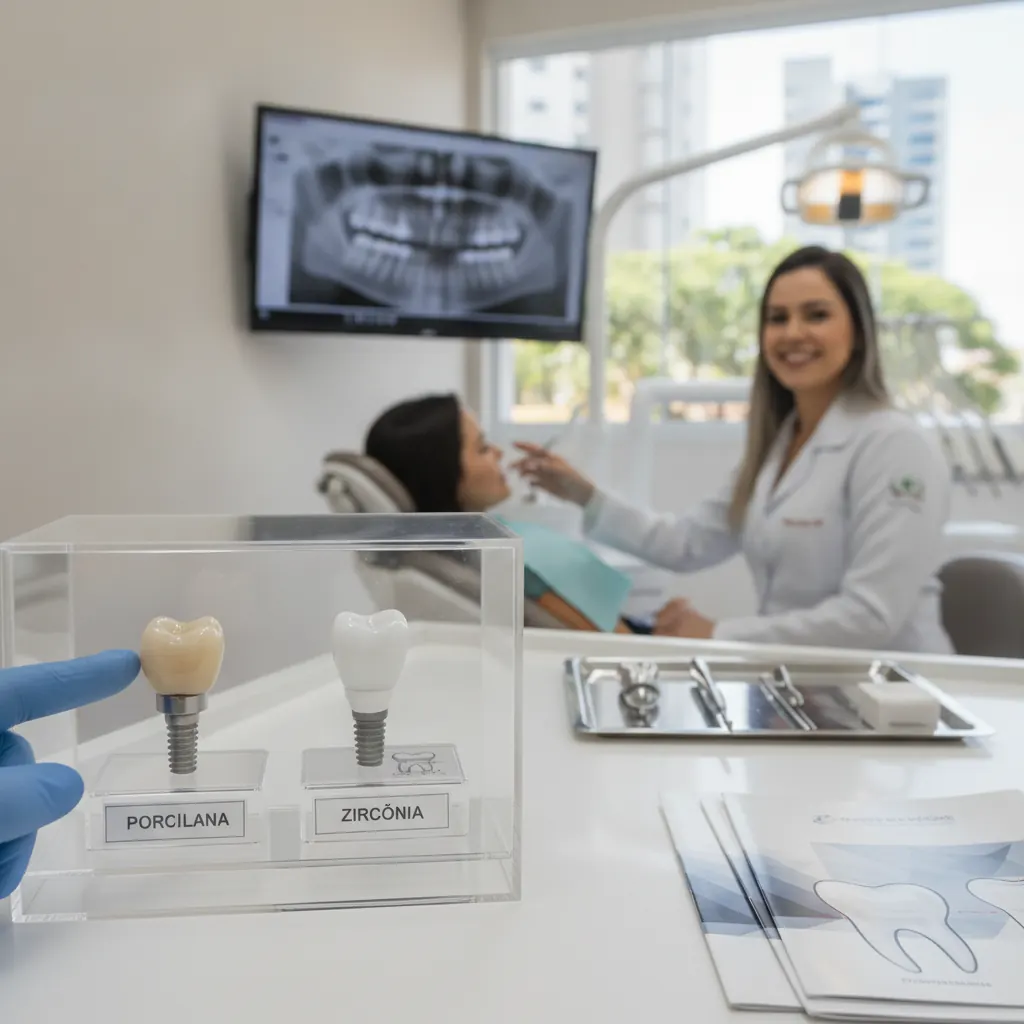 Implante de Porcelana ou Zircônia: Qual é Melhor em Rio Verde GO?